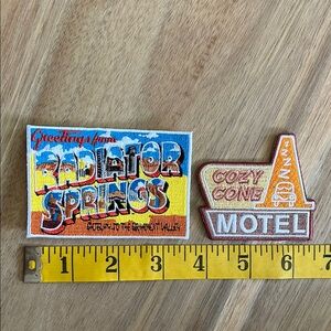 Disney - Pixar Cars Radiator Springs and Cozy Cone Motel Patches